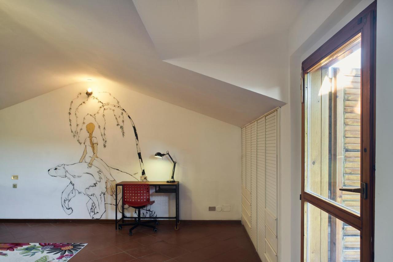 Little Brick House On Siena Hills With Balconies Apartman Kültér fotó